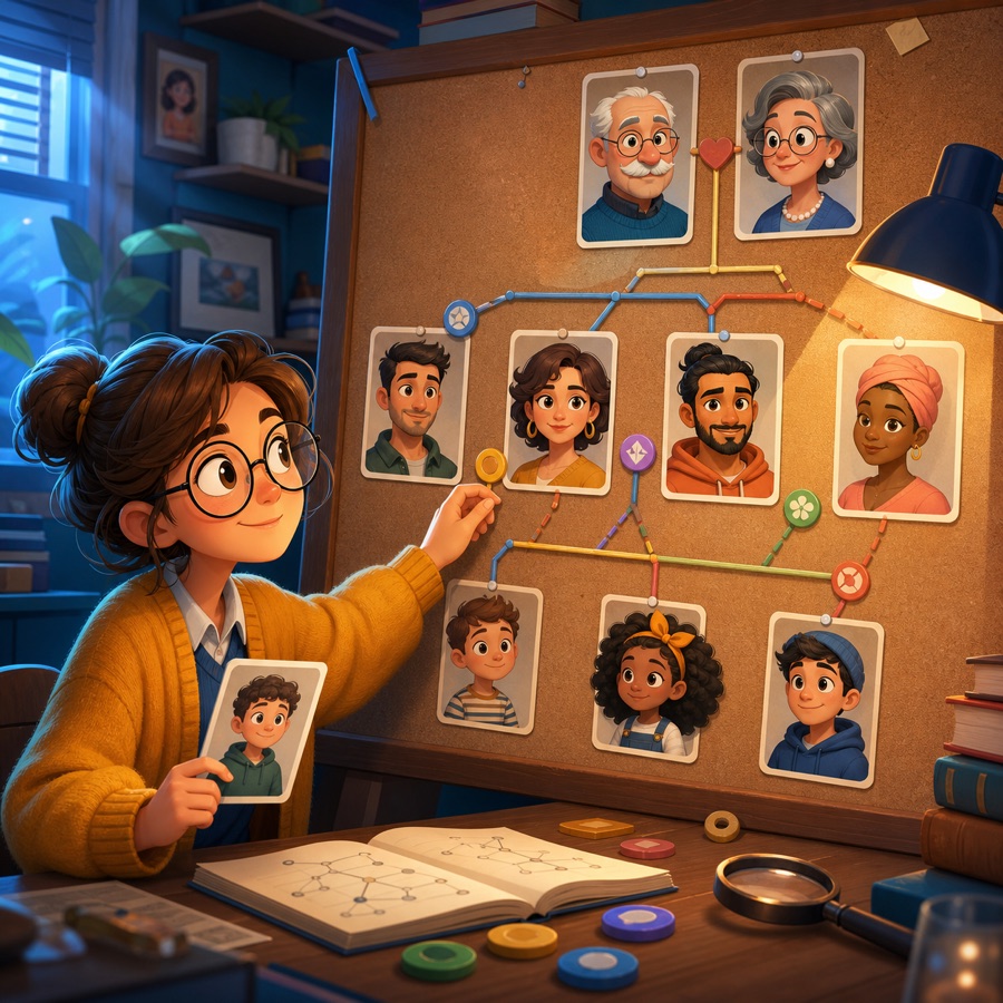 Family Links: Logic Puzzle